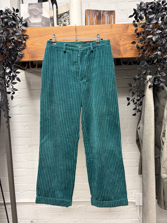 Vintage Yohji Yamamoto ‘Y’s’ Blue Corduroy Straight Cut Pants