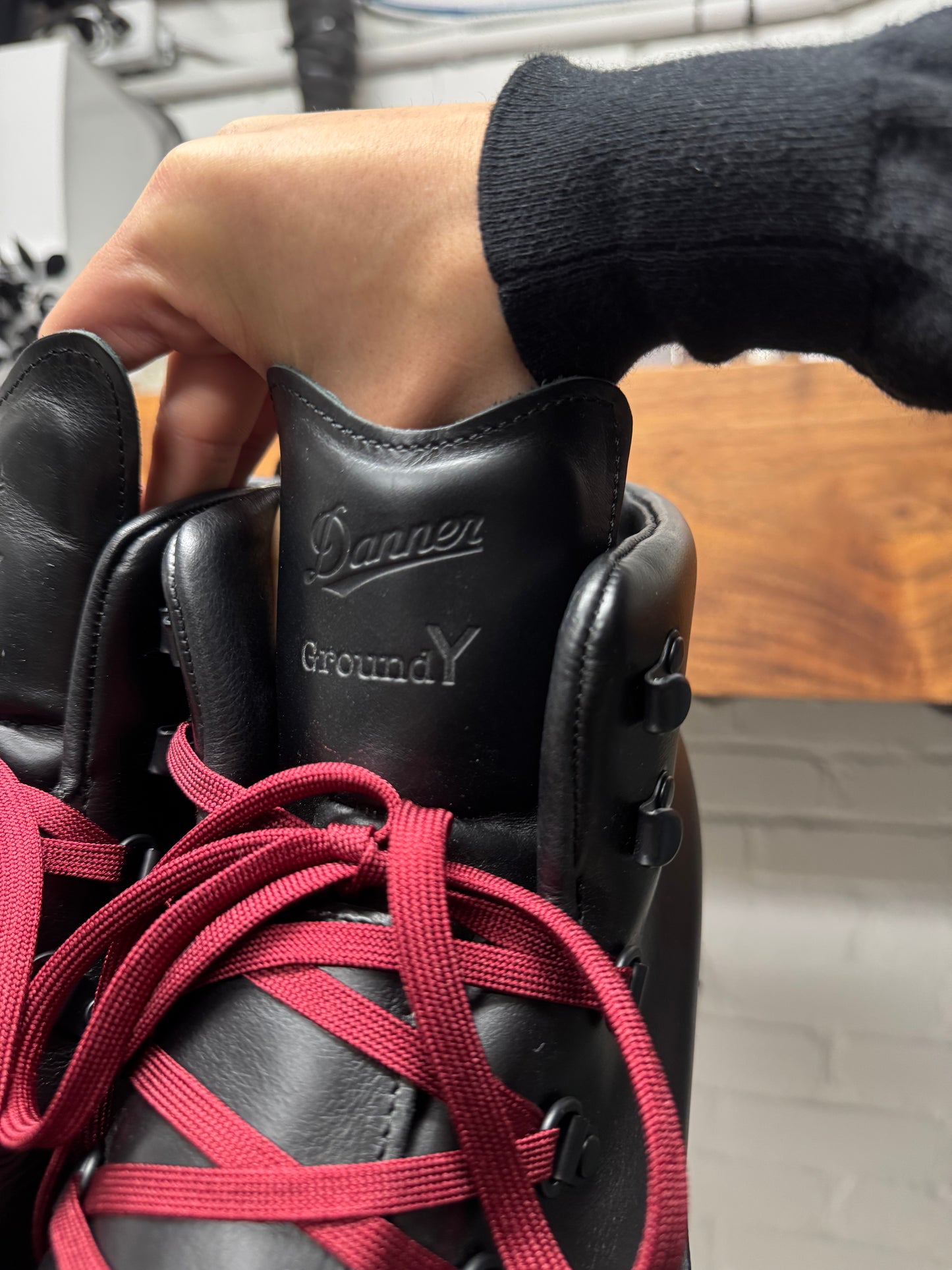 Yohji Yamamoto x Danner ‘Ground Y’ Classic Leather Hiking Boots