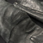 Alexander Wang Black Leather/Wool Hybrid Bomber Jacket