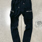 Balmain Decarnin Era Black Cotton ‘Biker’ Sweatpants