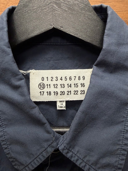 SS2016 Maison Margiela Metal Studded Blue Work Shirt