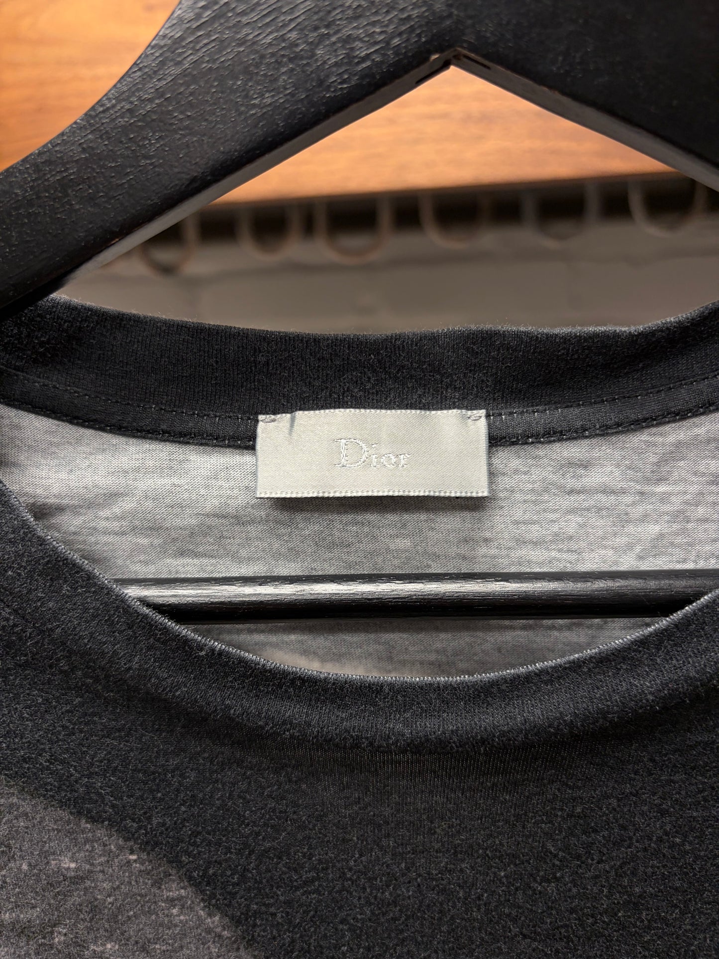 Spring Summer 2018  Dior Homme x Francois Bard ‘Surrealist’ Black Graphic T-Shirt