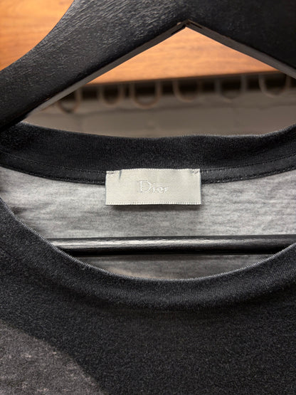 Spring Summer 2018  Dior Homme x Francois Bard ‘Surrealist’ Black Graphic T-Shirt