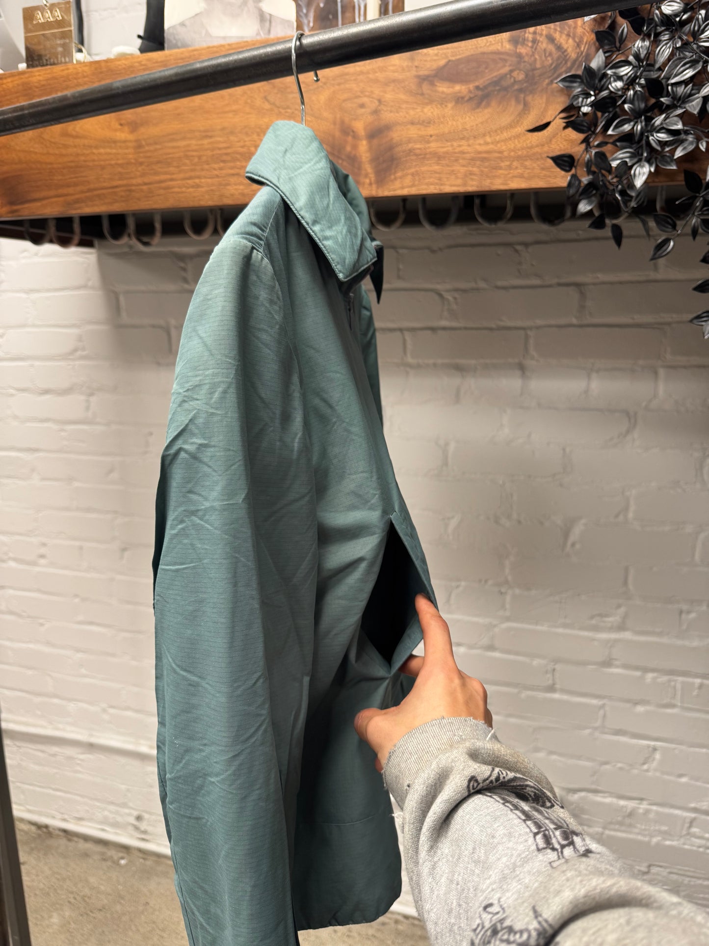 Vintage Miu Miu ‘Uniform Blue’ Cinch Adjustable Zip-Up Jacket