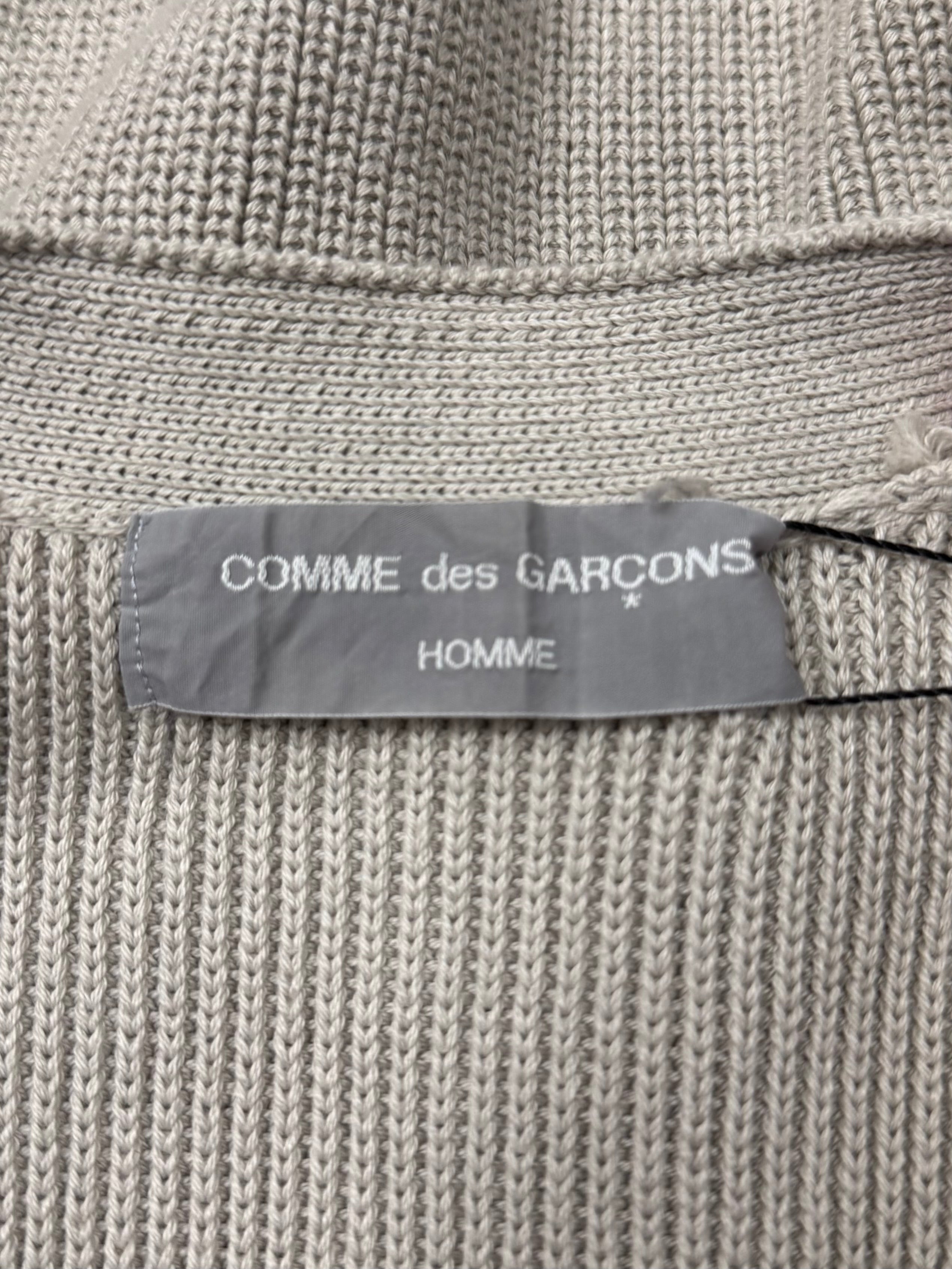 熱販売 Garçons Des Comme 1989 Homme Cardigan Ribbed Shoulder Drop ジャケット・アウター
