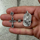 Chrome Hearts ‘Cemetery’ Multi Cross 925 Silver Dogtag