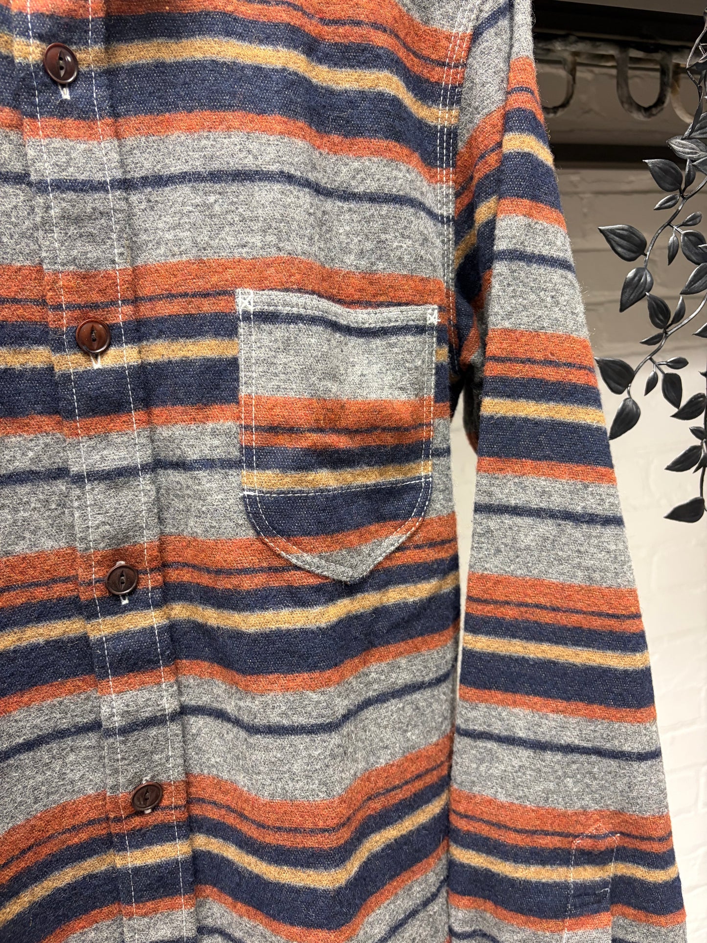 2013 Comme Des Garçons Homme ‘Blanket Liner’ Wool Button Up Shirt