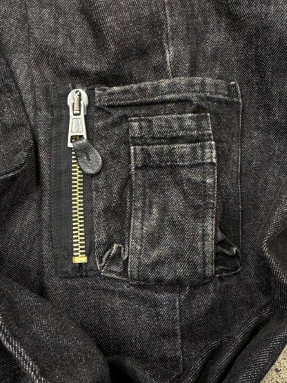 SS2003 Raf Simons ‘Consumed’ MA-1 Cargo Pocket Denim
