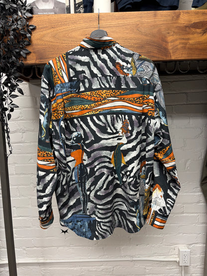 Vintage Jean Paul Gaultier ‘Mixed Art Collage’ Button Up Shirt