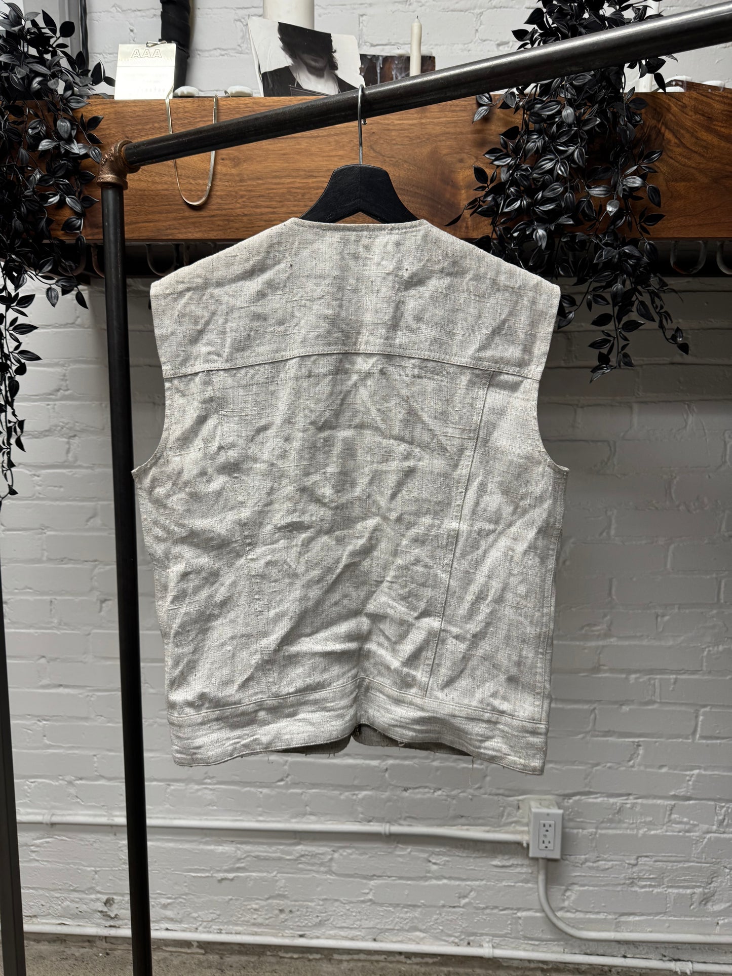 Maison Margiela ‘Tape Seam’ Unfinished Zip-Up Vest