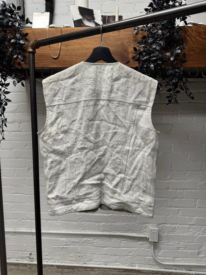 Maison Margiela ‘Tape Seam’ Unfinished Zip-Up Vest