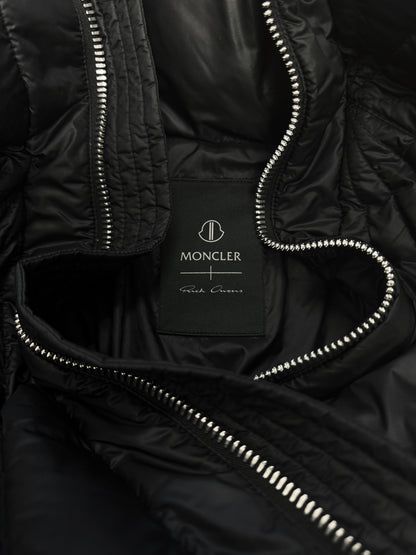 Autumn Winter 2020 Rick Owens x Moncler ‘Tonopah’ Down Filled Scarf Wrap Puffer Jacket