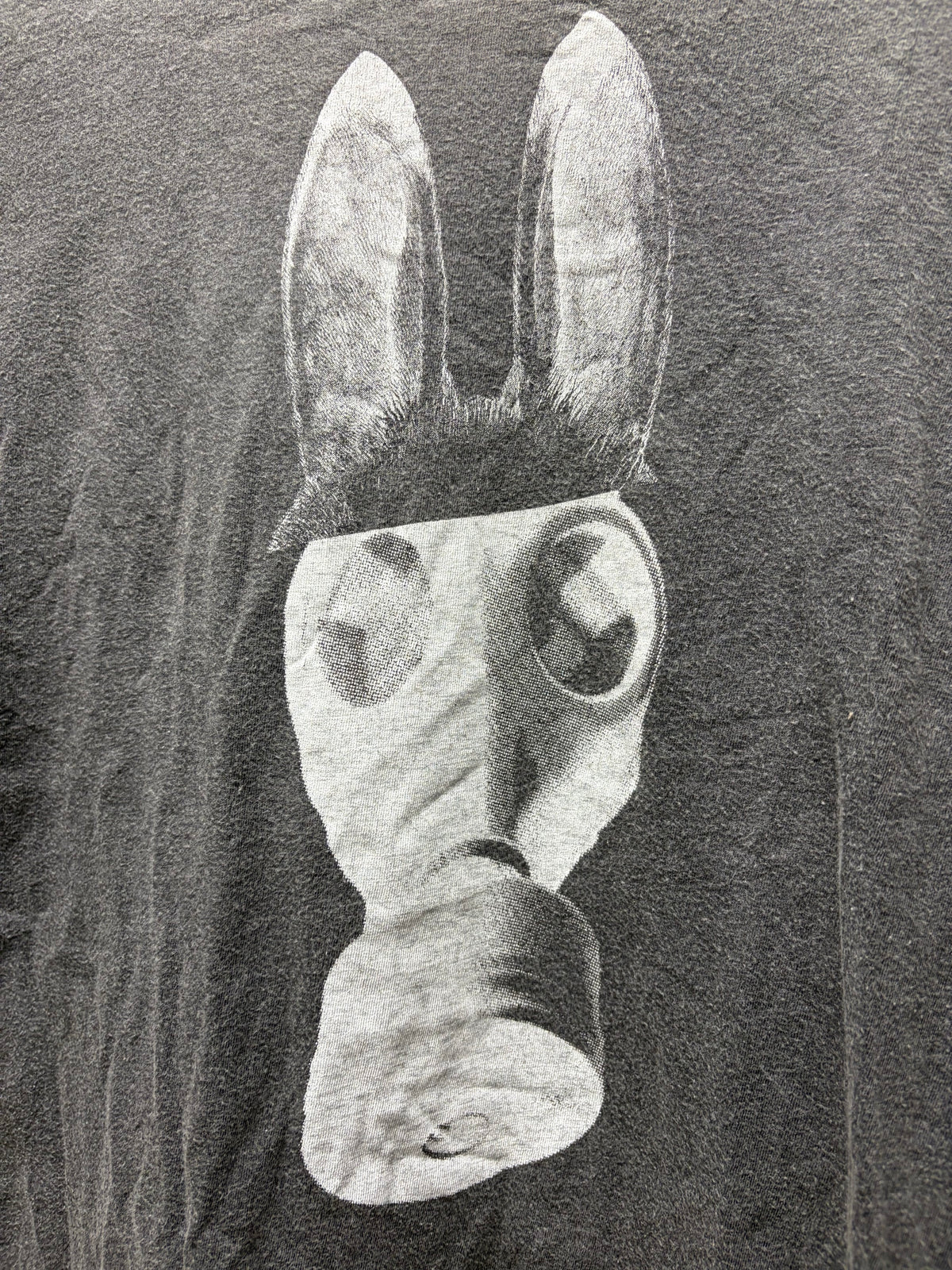 AW2004 Undercover ‘But Beautiful’ Gas Mask Bunny Grey Long Sleeve Shirt