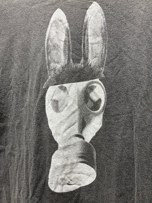 AW2004 Undercover ‘But Beautiful’ Gas Mask Bunny Grey Long Sleeve Shirt