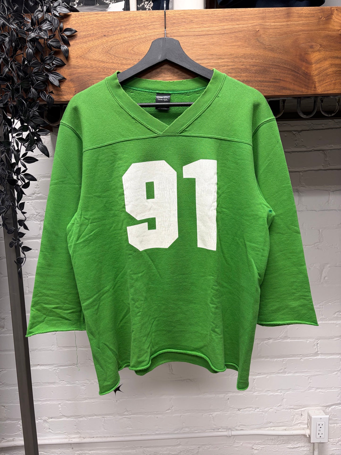 SS2006 Number (N)ine Welcome To the Shadows’ Green ‘Axl Rose’ Jersey Sweatshirt