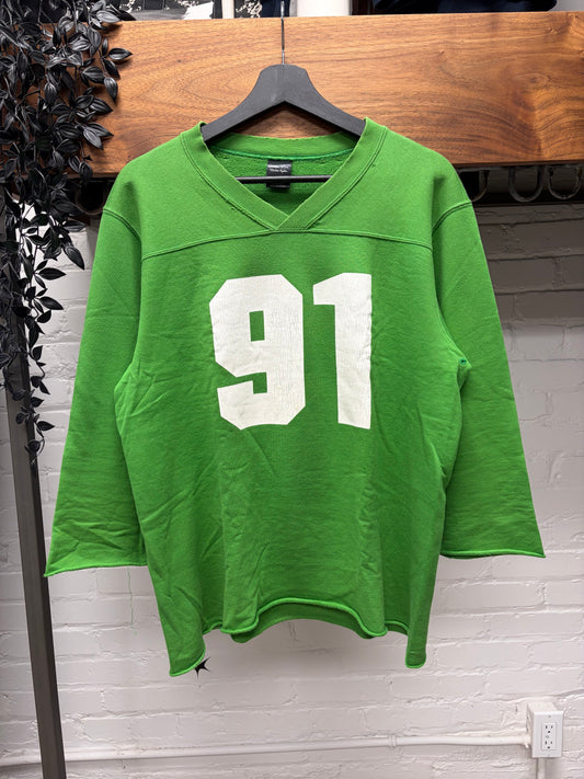SS2006 Number (N)ine Welcome To the Shadows’ Green ‘Axl Rose’ Jersey Sweatshirt