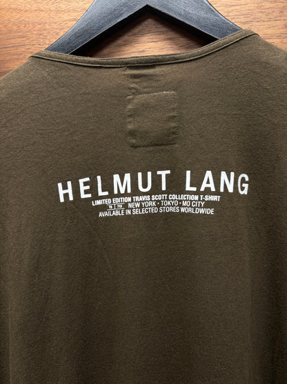 Helmut Lang by Travis Scott Brown Graphic T-Shirt