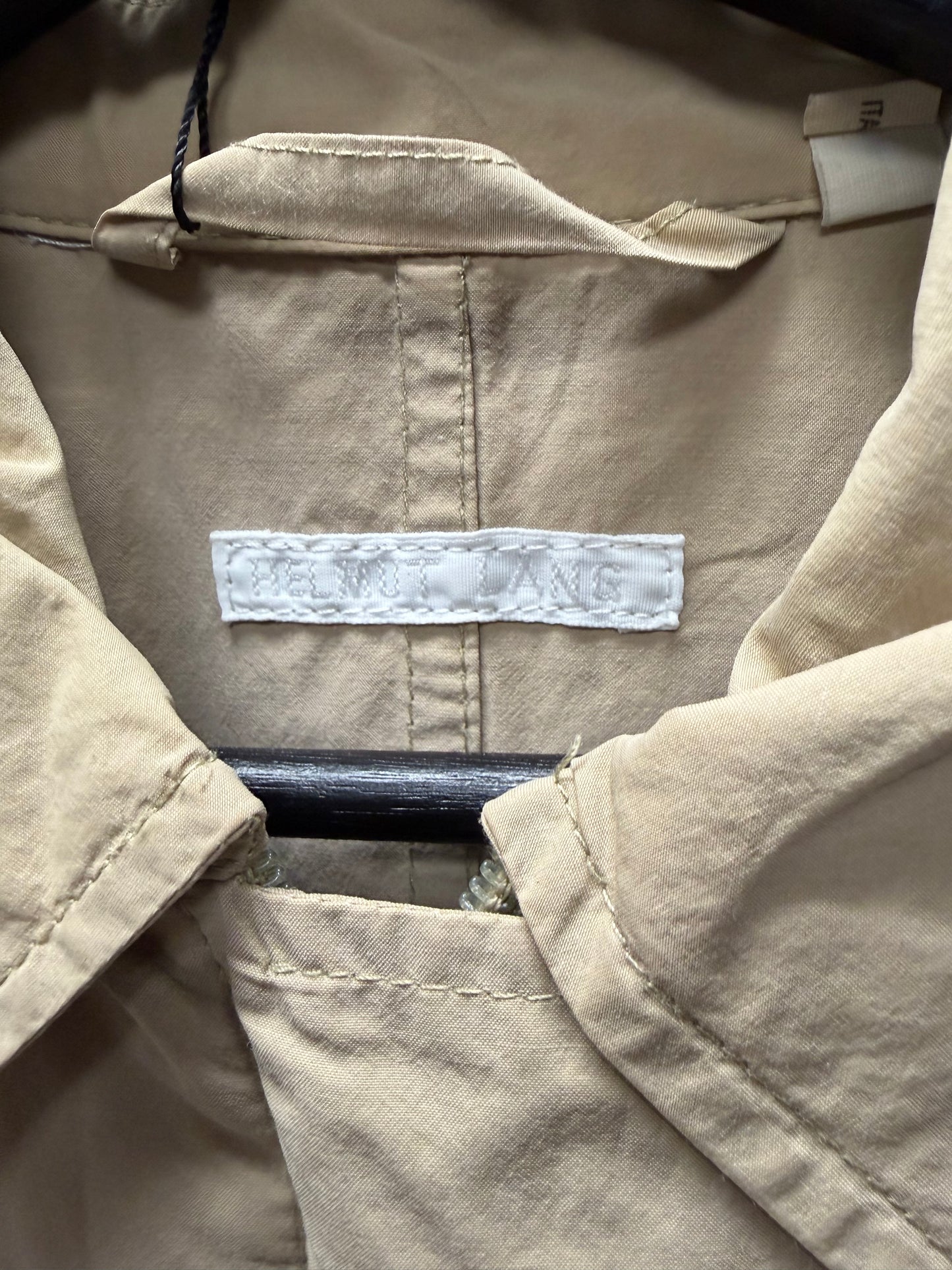 2000s Helmut Lang Backpack Bondage Strap Long Coat