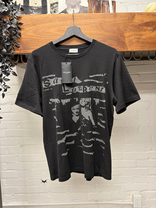 SS2020 Saint Laurent ‘Sex Pistols’ Black Graphic T-Shirt