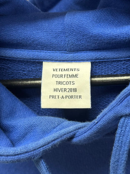 AW2018 Vetements by Demna Gvasalia ‘Europa’ Oversized Hoodie