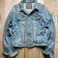 GOA Thrash Distressed Light Wash Denim Jacket