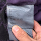AW2002 Junya Watanabe Black/Purple Diamond Pattern Grunge Sweater