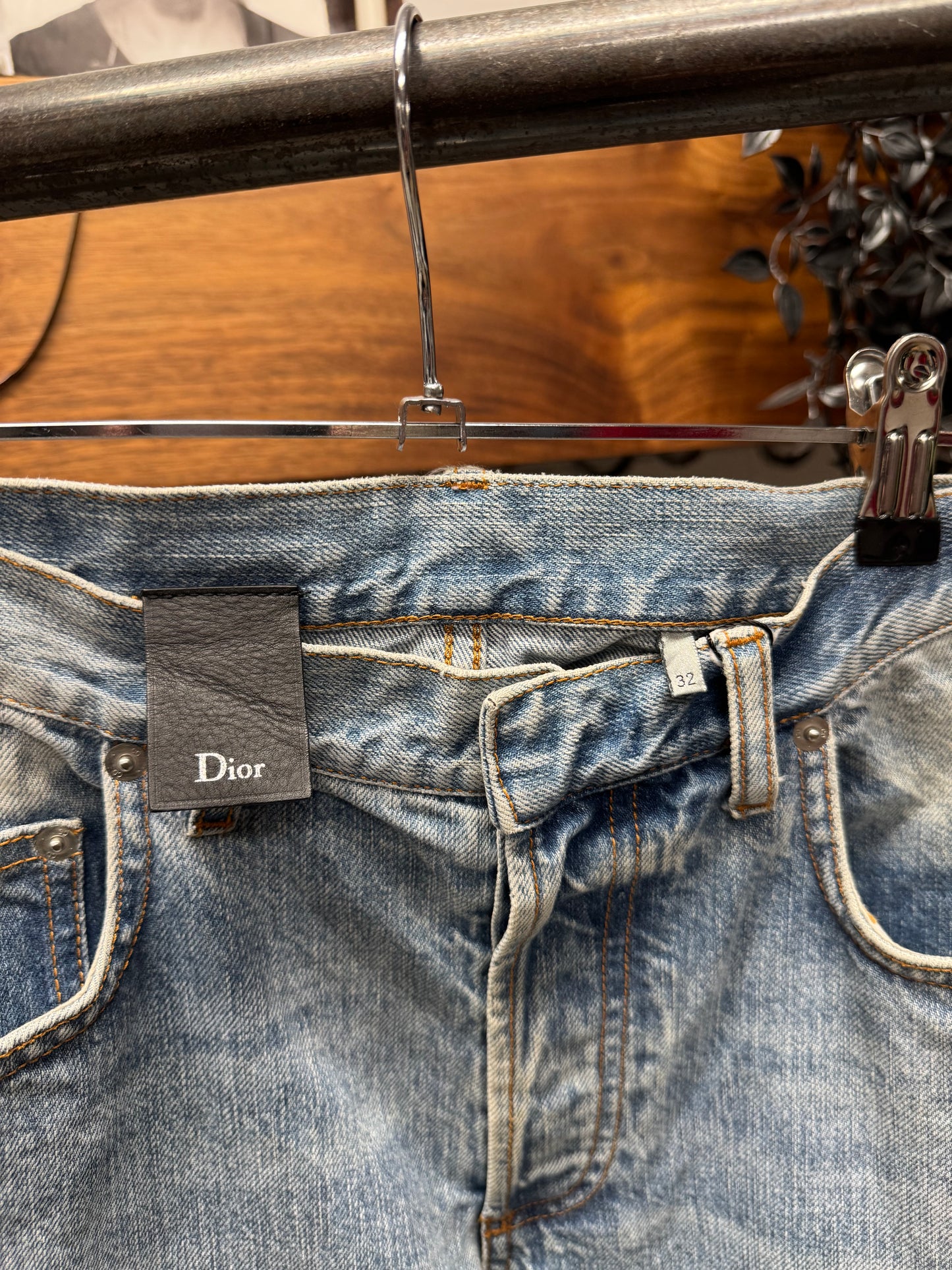 Dior Homme ‘Faded Light Wash ’ Blue Skinny Jeans