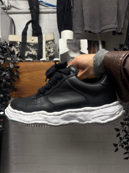 Mihara Yasuhiro ‘Melted Sole’ Black Low Top Sneakers