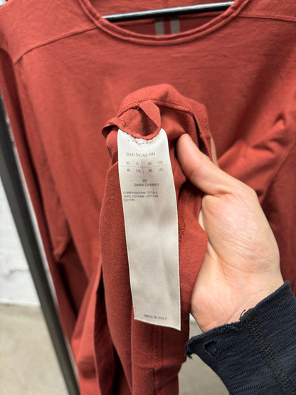 Rick Owens DRKSHDW ‘Dark Cherry’ Long Sleeve Shirt