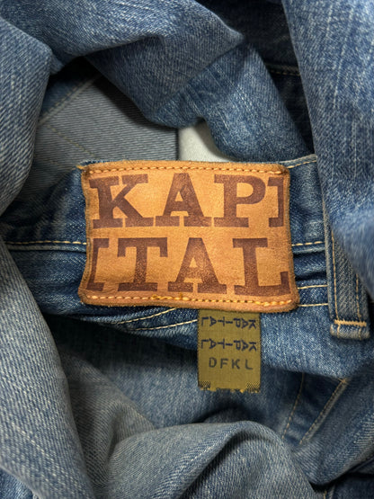 Kapital Light Wash Blue Straight Cut Denim