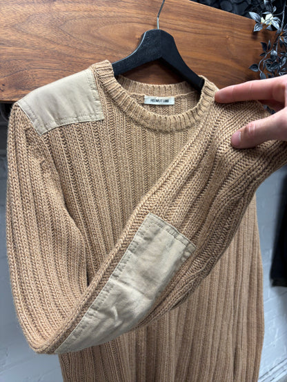 AW2003 Helmut Lang Ribbed Wool Military Inspired Sweater