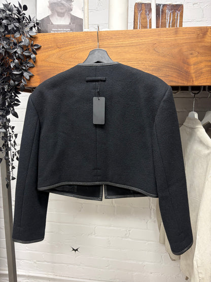 AW1985 Jean Paul Gaultier Enlarged ‘Safety Pin Closure’ Cropped Coat