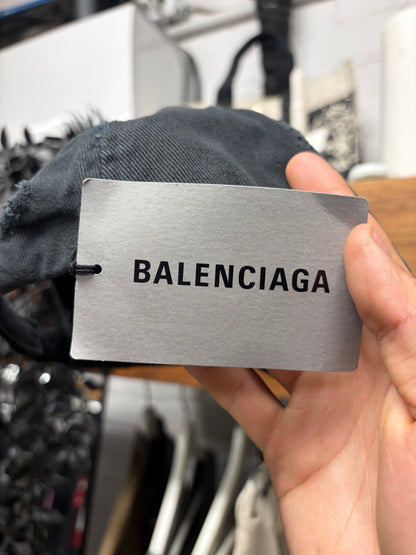 1/300 Balenciaga ‘Ramstein’ Limited Production Distressed Baseball Cap
