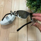 2000s Dolce & Gabbana ‘D&G’ Cursive Rimless Shield Sunglasses