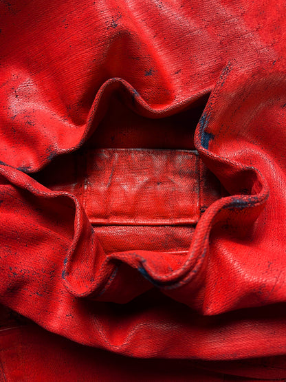 2004 Maison Margiela x H&M Painted Fade Red Denim.