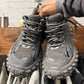 Balenciaga ‘Defender’ Grey ‘Tire Track’ Bounce Low Top Sneakers