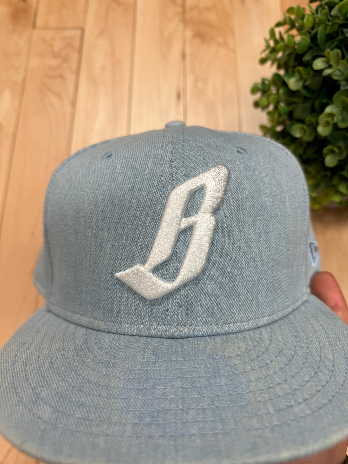 2000s Billionaire Boys Club x New Era Denim Fitted Hat