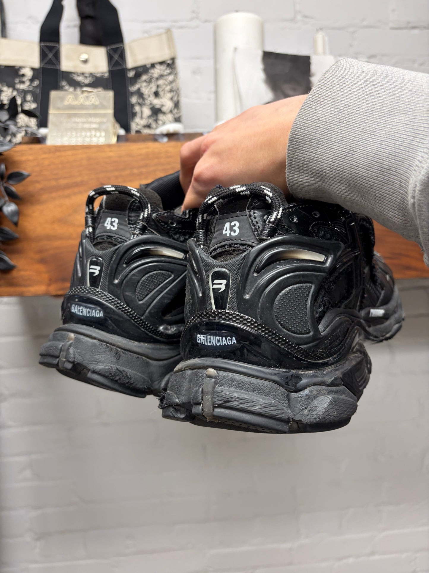 Balenciaga ‘Runner’ Black Low Top Sneakers