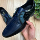 Prada ‘Spazzolato’ Perforated Leather Dress Shoes