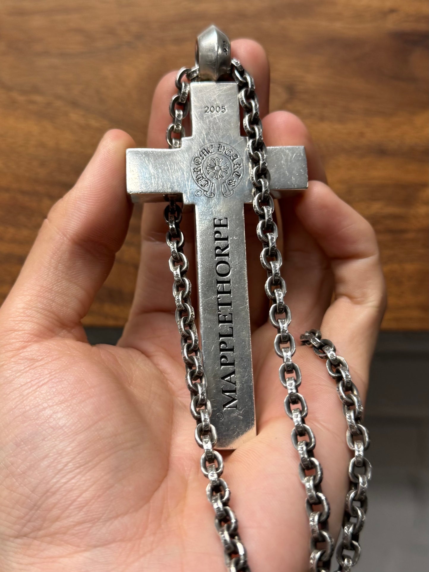 Chrome Hearts ‘Mapplethorpe’ XL Solid 925 Silver Jumbo Cross