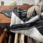 Rick Owens Pentagram Black-Milk Leather High Top Geobaskets