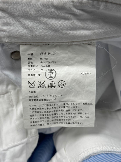 SS2013 Junya Watanabe White Wide Leg Pants
