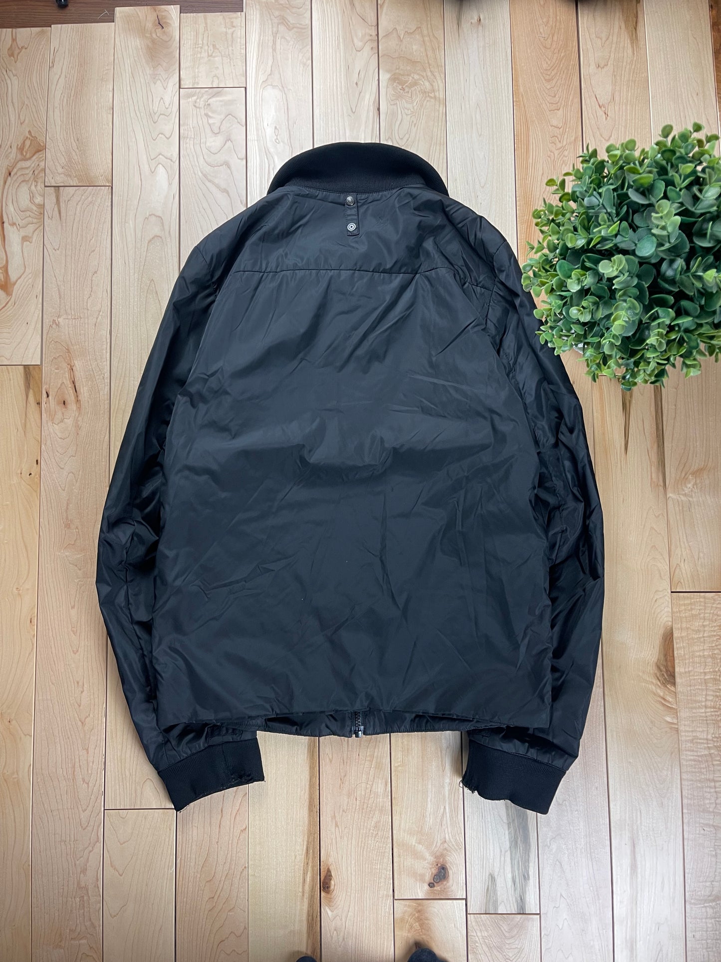 2007 Prada Sport Black Nylon Windbreaker Jacket