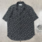 SS2017 Saint Laurent ‘Pointallism’ Silk Short Sleeve Shirt
