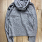 Tornado Mart Shawl Neck Hooded Sweater