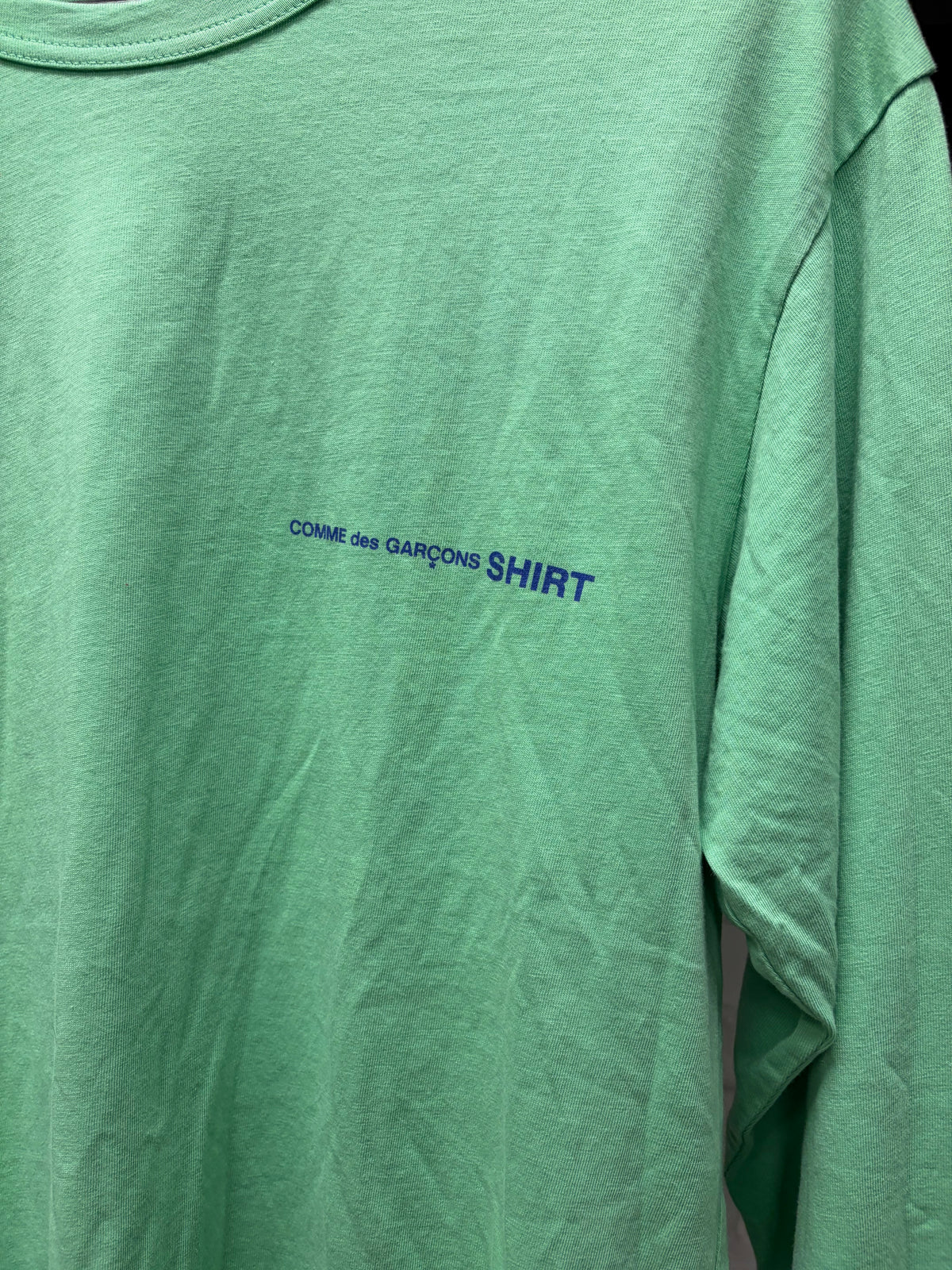 Comme Des Garçons Shirt ‘Minimal Logo’ Long Sleeve Shirt