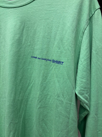 Comme Des Garçons Shirt ‘Minimal Logo’ Long Sleeve Shirt