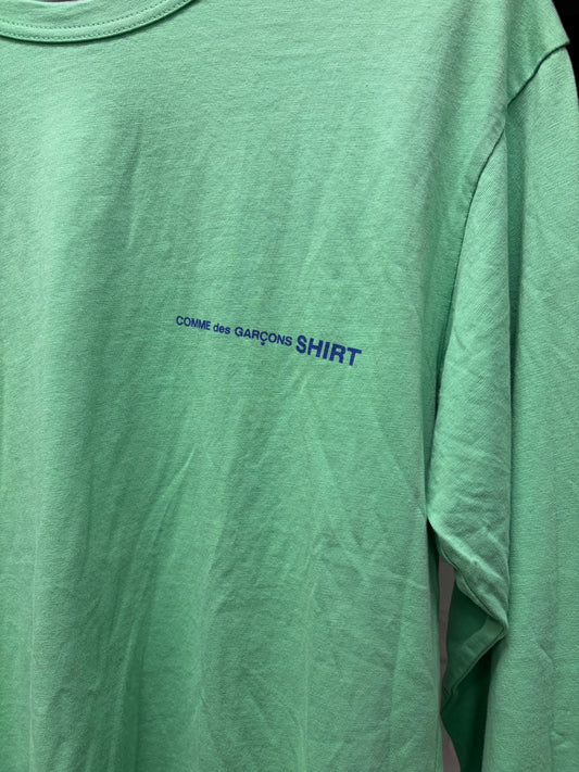 Comme Des Garçons Shirt ‘Minimal Logo’ Long Sleeve Shirt