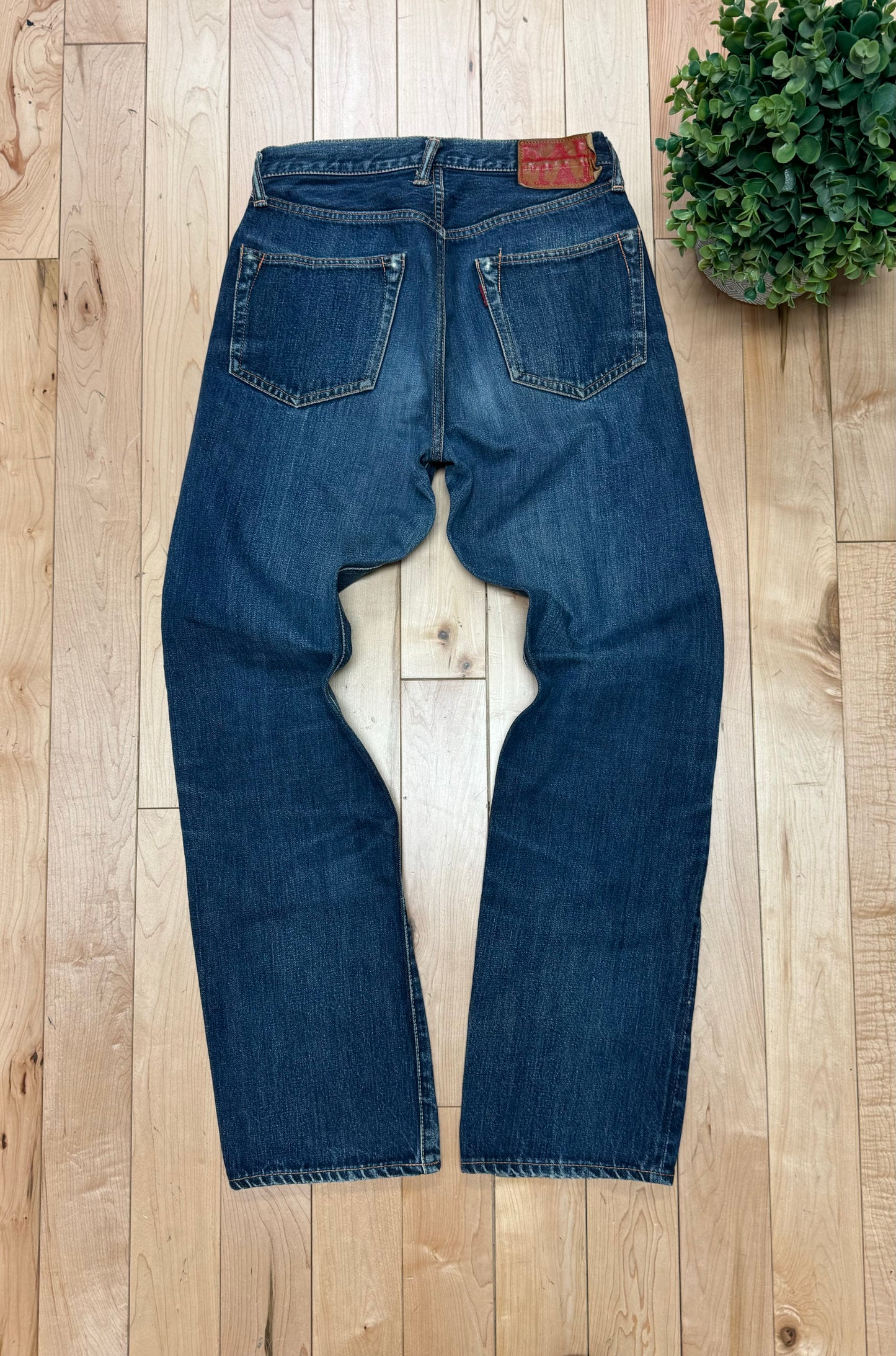 Kapital 12oz Raw Blue Bootcut Selvedge Denim