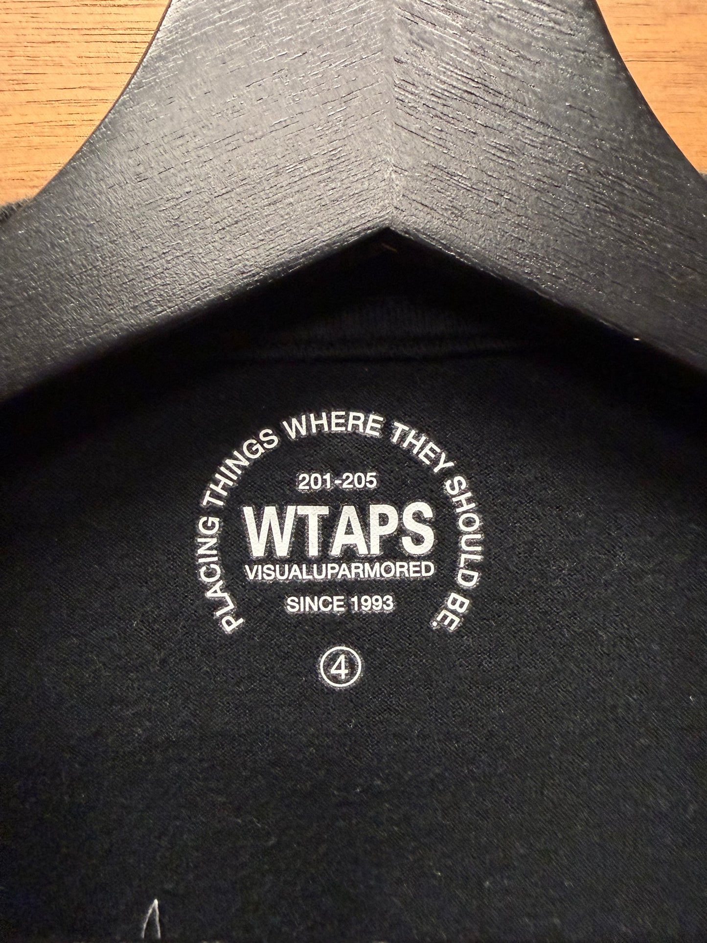 Wtaps ‘Desert Storm SOD’ Black/Yellow Long Sleeve Shirt